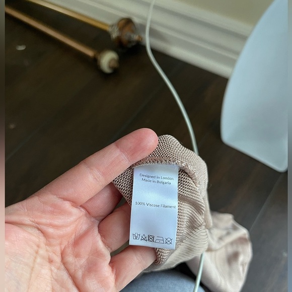 Saint + Sofia Short Sleeve Top Sweater Small beige medium - Picture 4 of 5